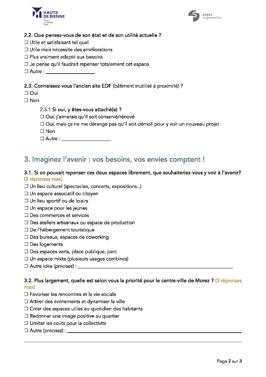Questionnaire page 2
